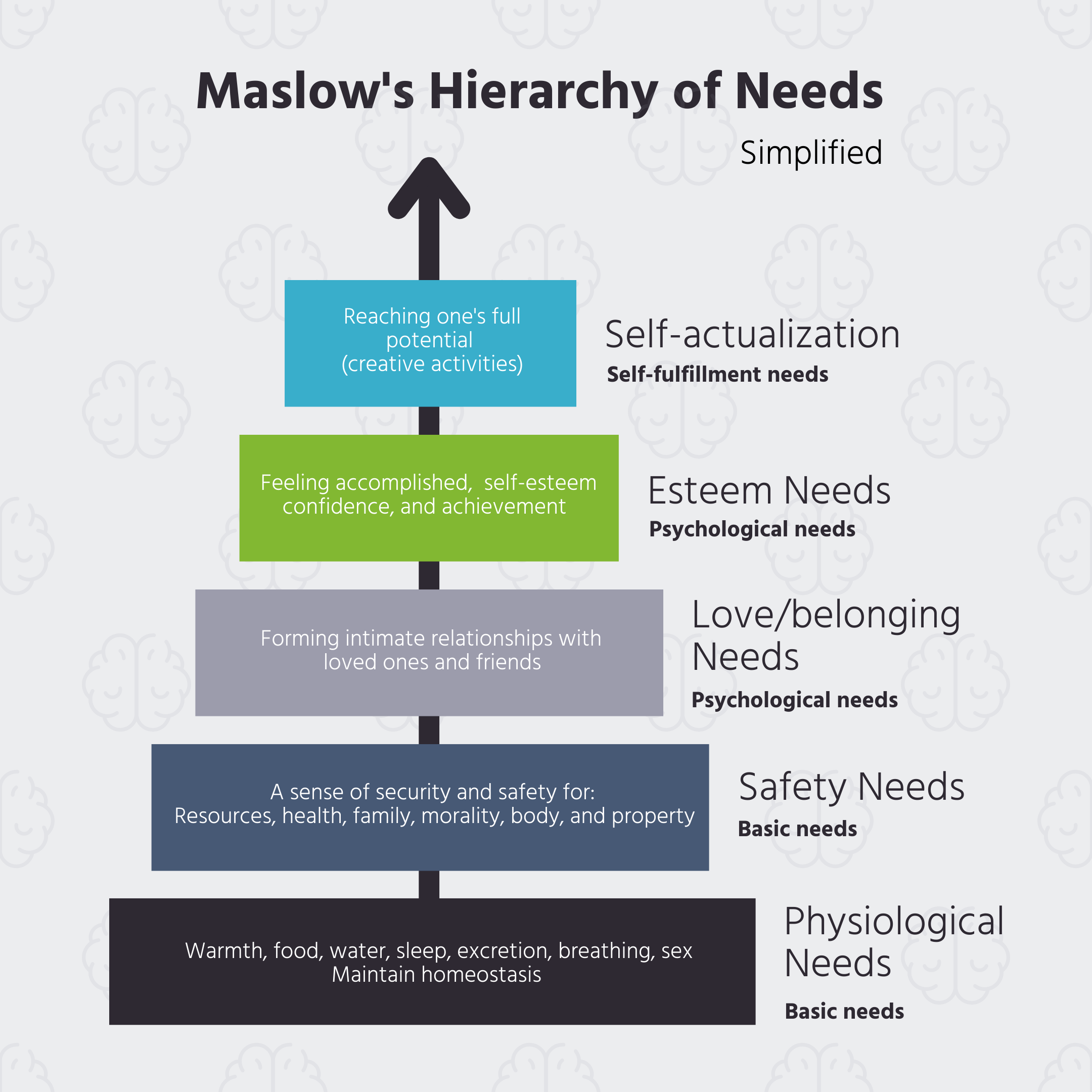 The hierarchy of needs are an important milestone in development psychology theories.