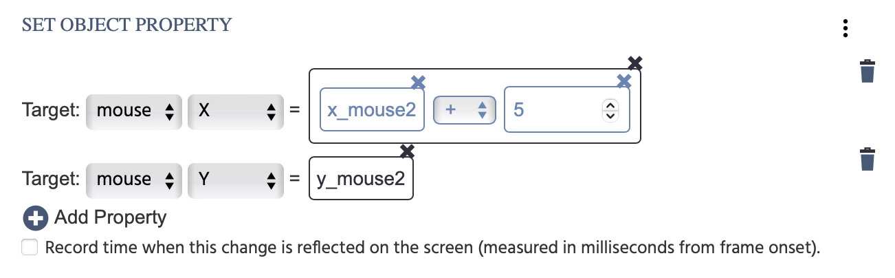 Using the object property to call on the values to set it to a mouse cursor