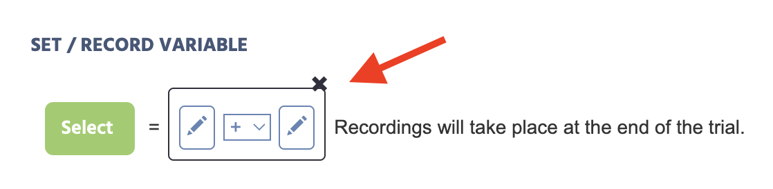 The location of the Arithmetic option in Labvanced.