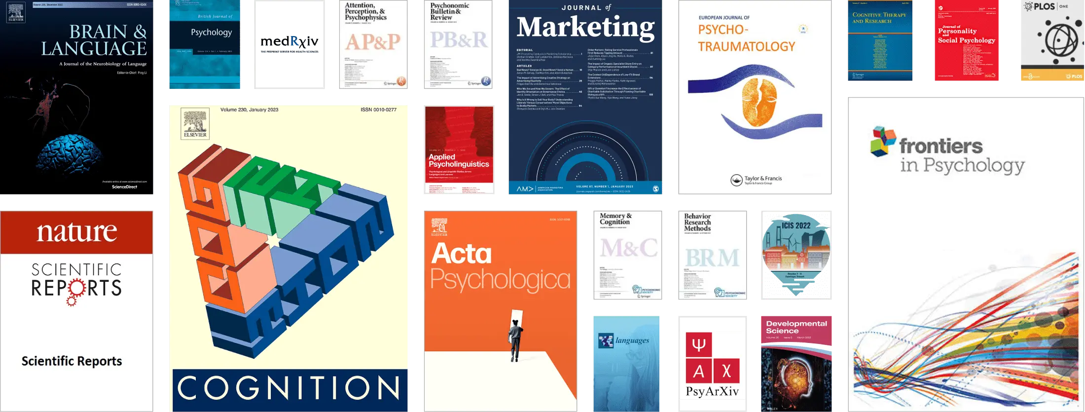 List of all Labvanced citations and publications, research papers and theses using the platform