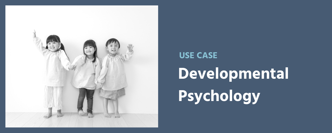 A group of children that will take part in an experiment in Labvanced, a developmental psychology research platform.