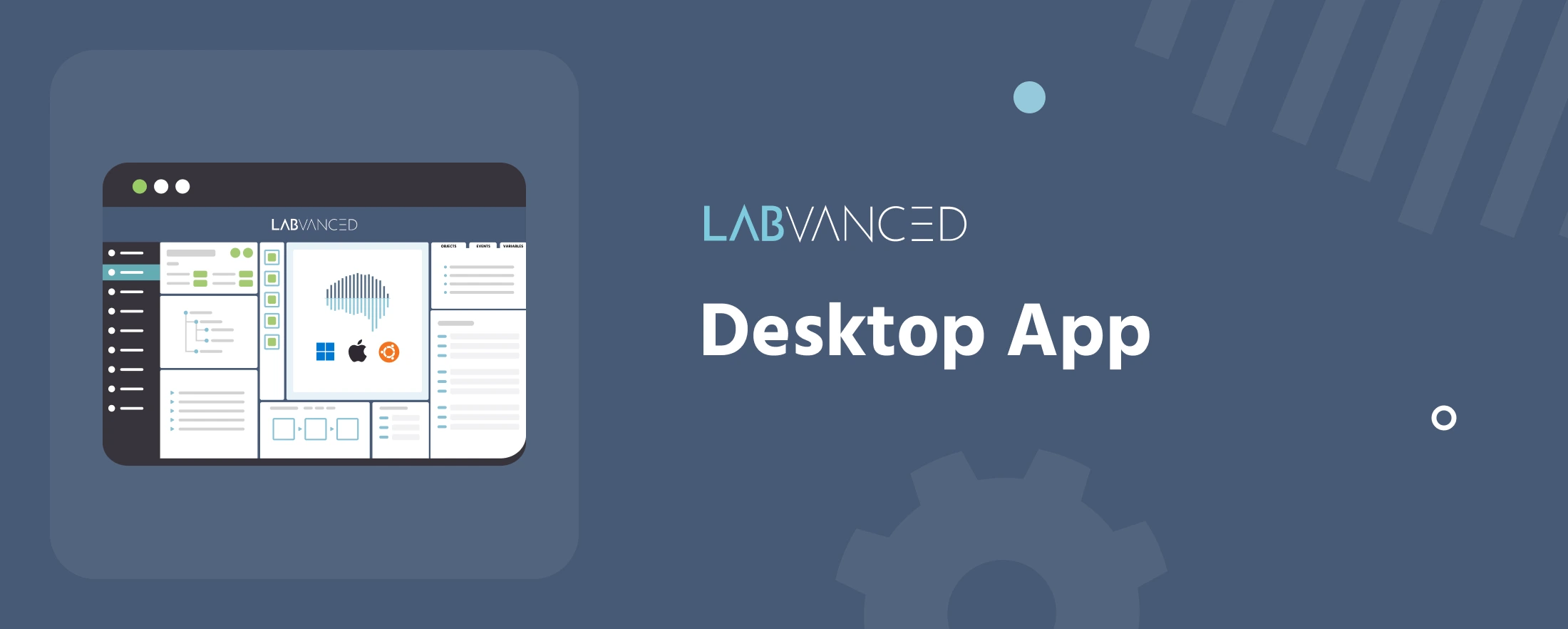 Image of a participant and checkmarks representing experimental control for psychology experiments