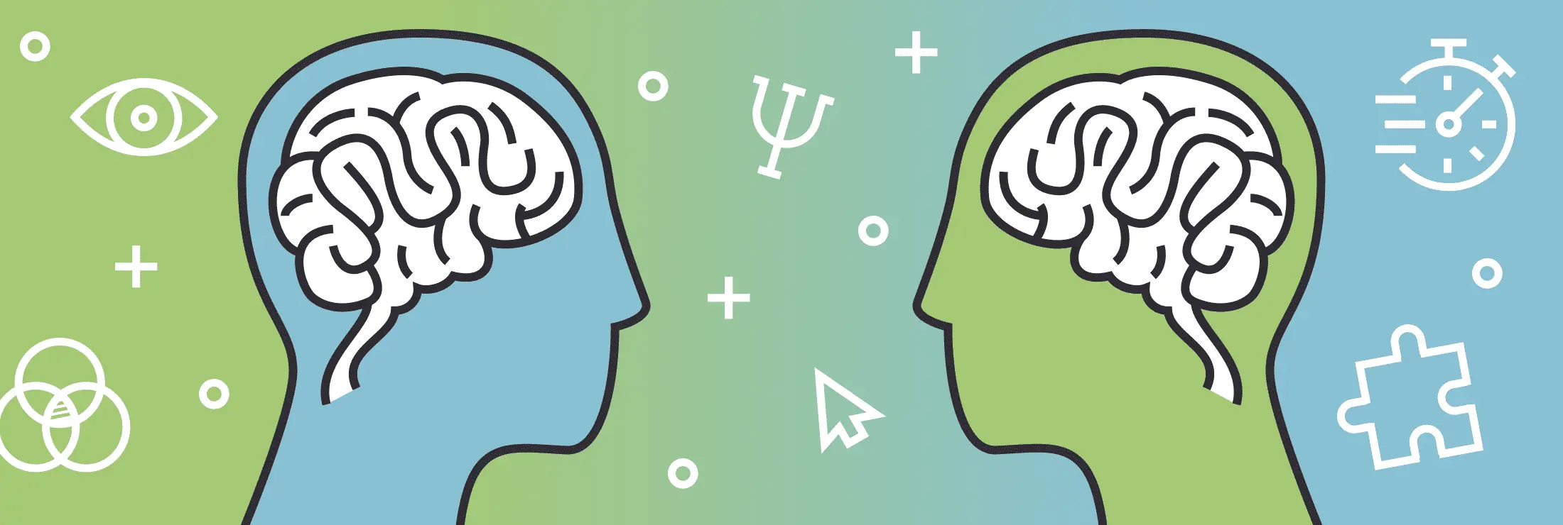 Two participants' cognitive processes